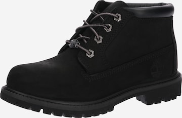 TIMBERLAND Stövel med snörning 'Nellie Double' i svart: framsida