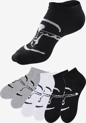 CHIEMSEE Regular Дамски чорапи тип терлици 'Basi6' в пъстро
