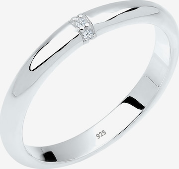 Elli DIAMONDS Ring in Silver: front