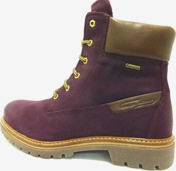 CAMEL ACTIVE Lace-Up Ankle Boots in Purple