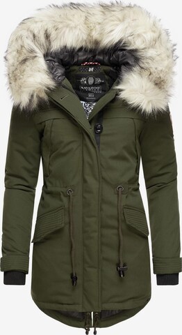 NAVAHOO Winter Parka in Green: front