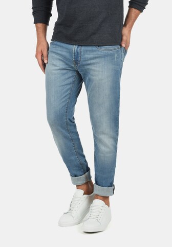 Coupe slim Jean 'Quebec' INDICODE JEANS en bleu : devant