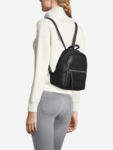 TOM TAILOR Backpack 'Tinna' in Black