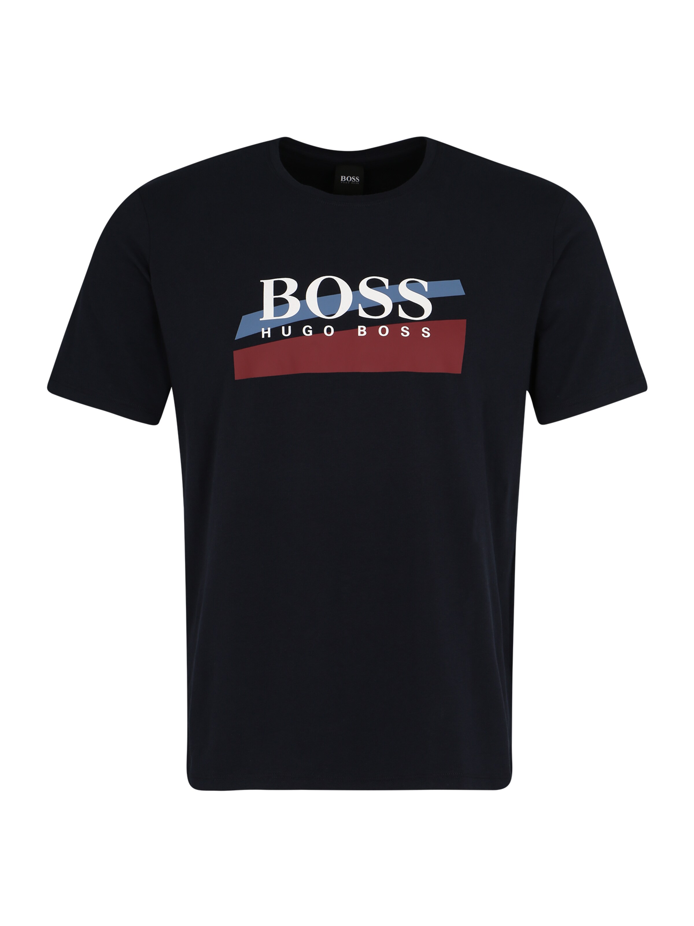 BOSS - Pyjama kort 'Urban' in de kleur Nachtblauw