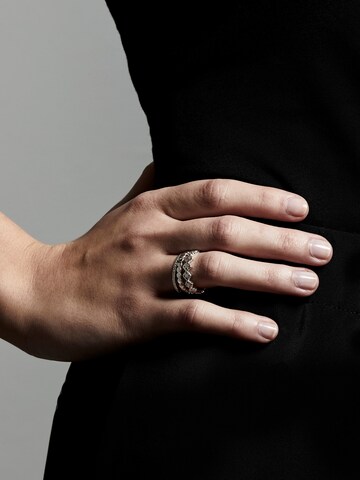 Pilgrim Ring 'Joy' in Silber: Vorderseite