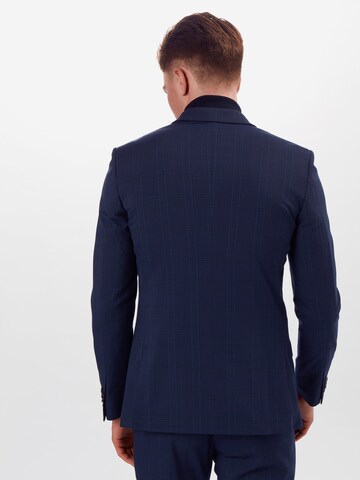 BURTON MENSWEAR LONDON Slimfit Sakko in Blau