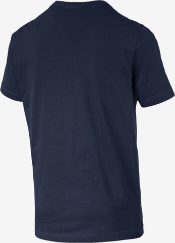 PUMA T-Shirt 'Essentials Small Logo' in Blau