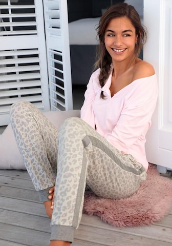 s.Oliver Pyjama in Roze: voorkant