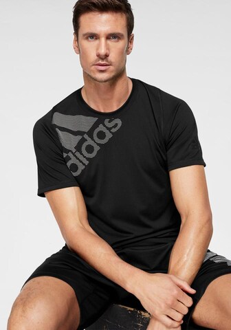 ADIDAS SPORTSWEAR Regular fit Λειτουργικό μπλουζάκι 'Freelift' σε μαύρο: μπροστά