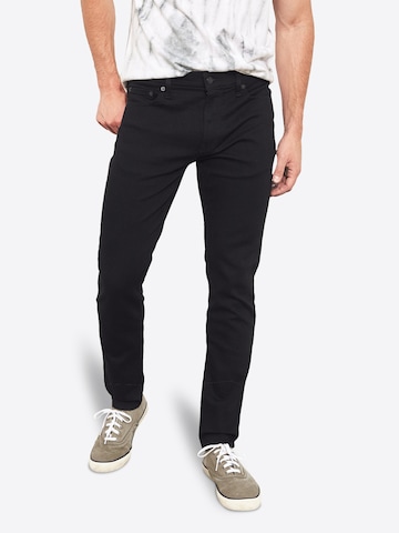 HOLLISTER Regular Jeans 'BTS18-SKINNY STAY BLACK (F' in Black: front