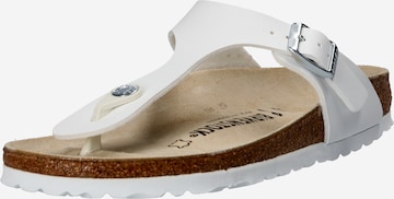 BIRKENSTOCK Zehentrenner 'Gizeh' in Weiß: predná strana