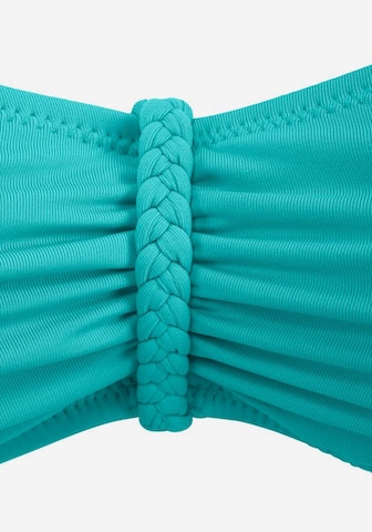 BUFFALO Bandeau Bandeau-Top 'Happy' in Blau