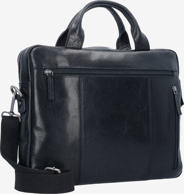 LEONHARD HEYDEN Document Bag 'Roma' in Black