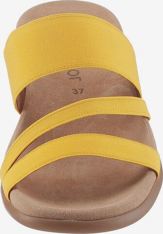 GABOR Mules in Yellow