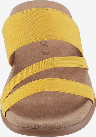 GABOR Mules in Yellow