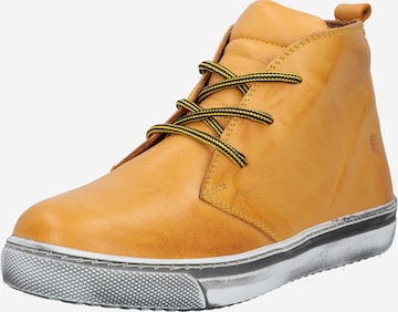 COSMOS COMFORT High-top trainers in Yellow: front