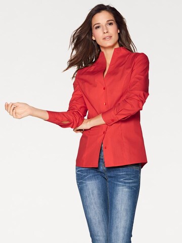 heine Blouse in Rood: voorkant