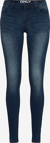 ONLY Skinny Jeans 'Carmen' in Blauw: voorkant