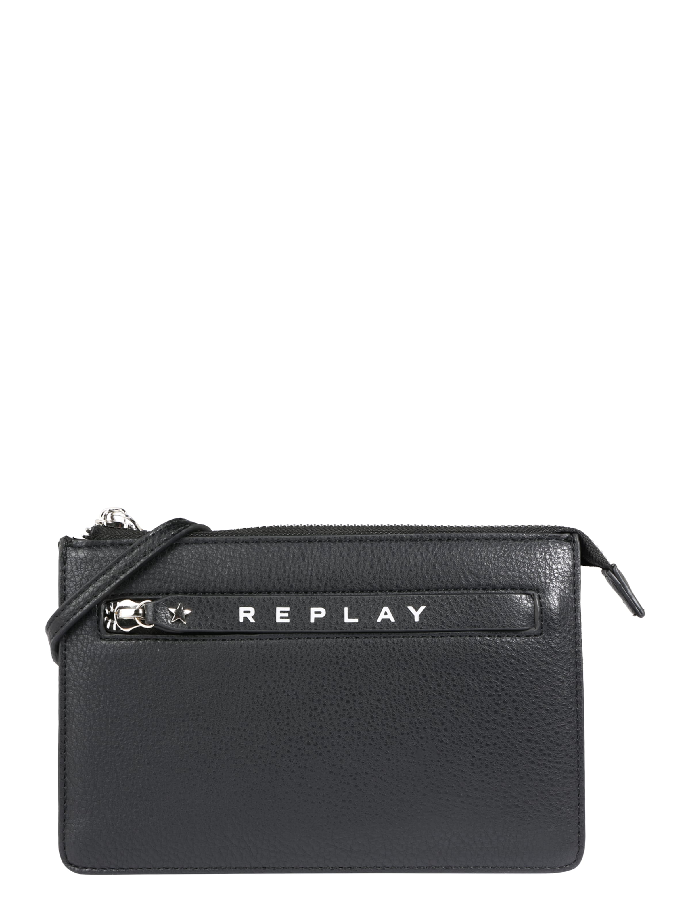 REPLAY - Schoudertas in de kleur Zwart