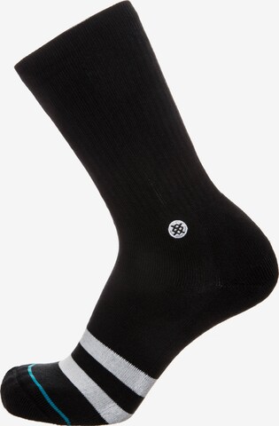 Chaussettes de sport Stance en noir : devant