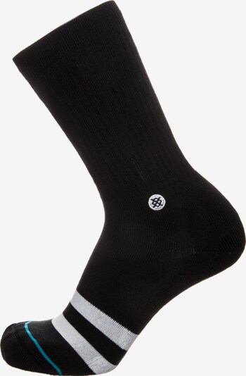 Stance Chaussettes de sport en noir / blanc, Vue avec produit