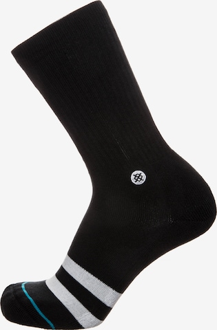 Chaussettes de sport Stance en noir : devant