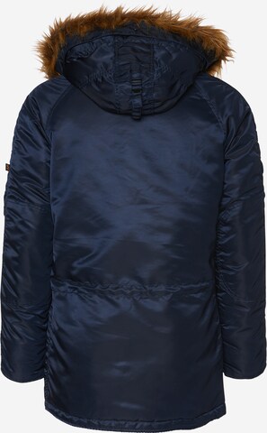 Parka invernale 'N3B VF 59' di ALPHA INDUSTRIES in blu