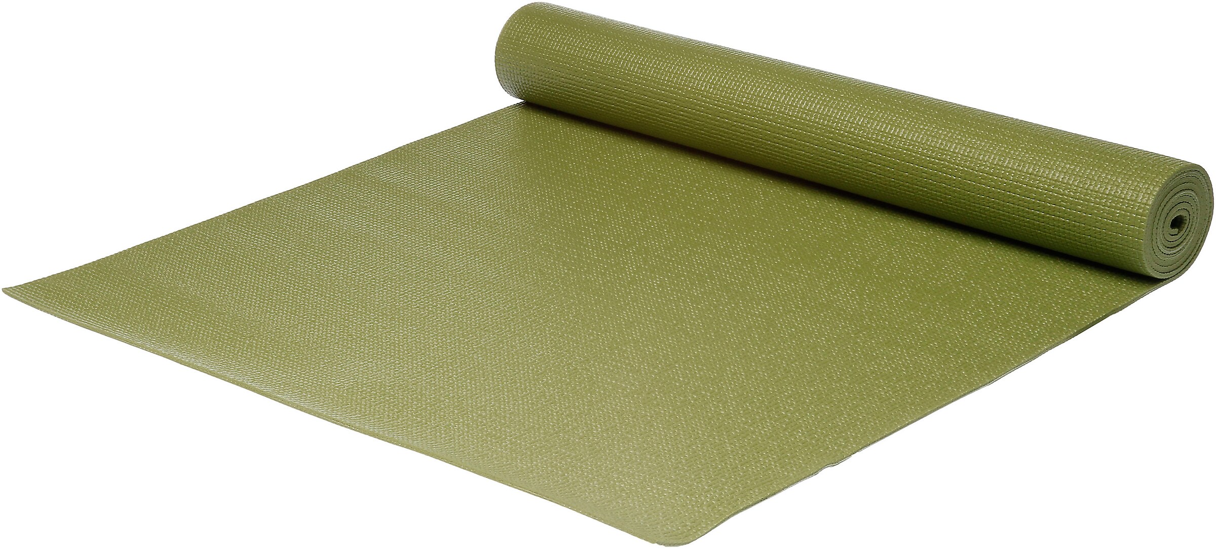 YOGISTAR.COM Mat '183 cm x 61 cm x 4 mm' in Green