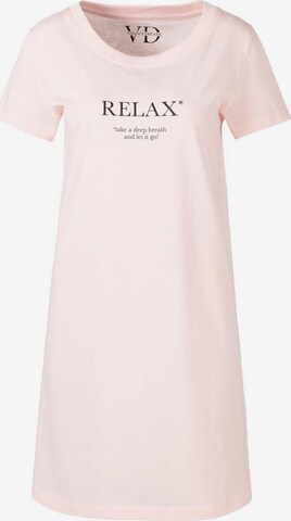 VIVANCE - Camiseta de noche en rosa: frente