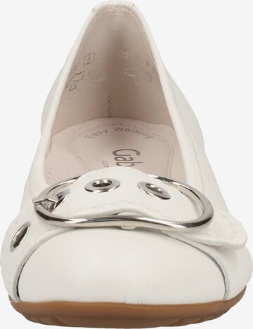 GABOR Ballet Flats in White