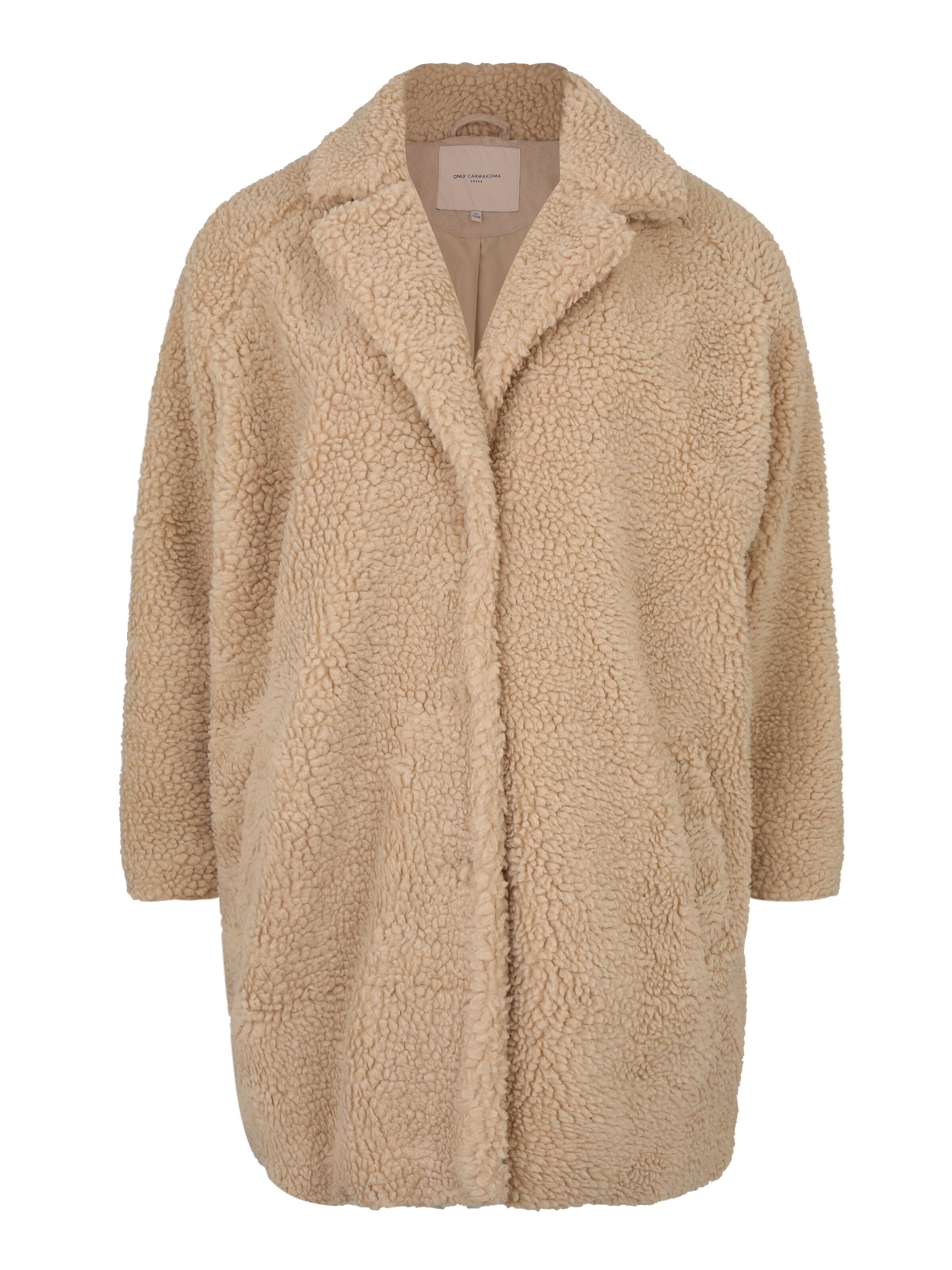 ONLY Carmakoma - Tussenmantel 'AURELIA' in de kleur Beige