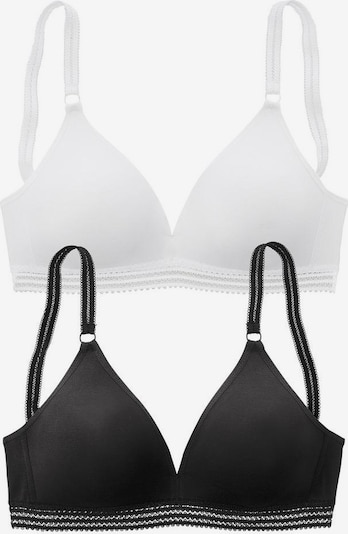 PETITE FLEUR Soutien-gorge en noir / blanc, Vue avec produit