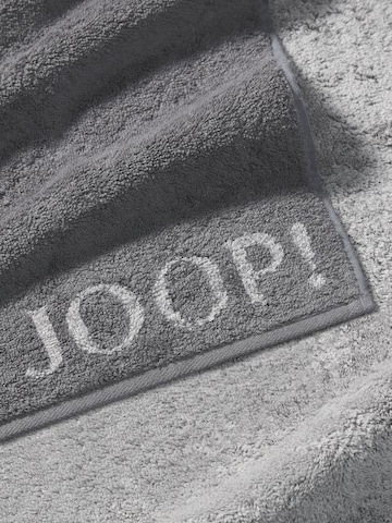 JOOP! Handdoek 'Doubleface' in Grijs