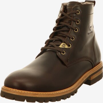 PANAMA JACK Lace-Up Boots in Brown: front