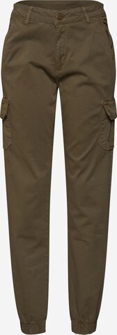 Pantalon cargo Urban Classics en vert : devant