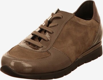 SEMLER Athletic Lace-Up Shoes in Brown: front