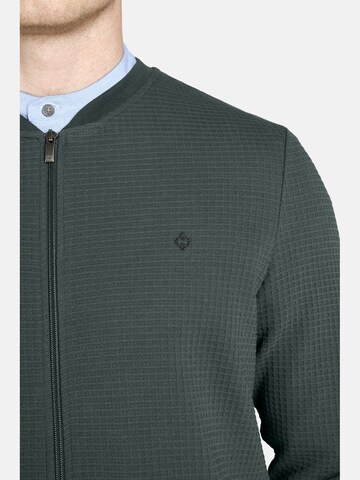 Charles Colby Sweat jacket 'Duke Bertram' in Green