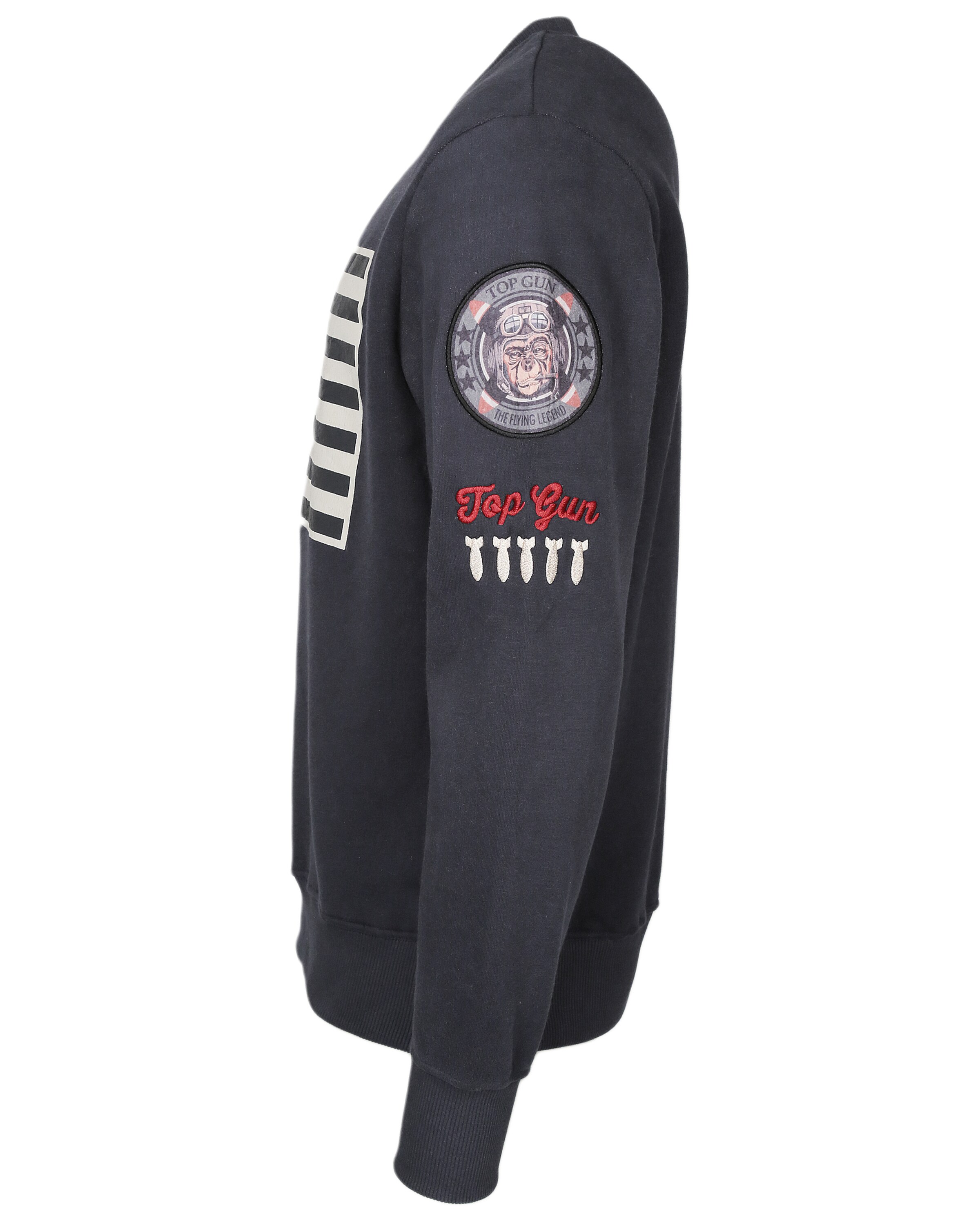 TOP GUN Sweater 'TG-9018' in Blau