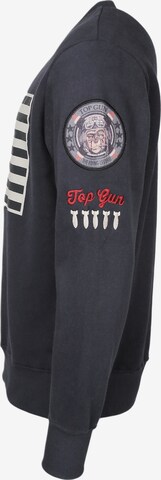 TOP GUN Sweatshirt 'TG-9018' in Blauw