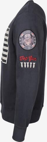 TOP GUN Sweater 'TG-9018' in Blau