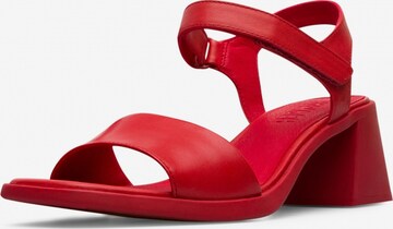 CAMPER Strap Sandals 'Karolina' in Red: front