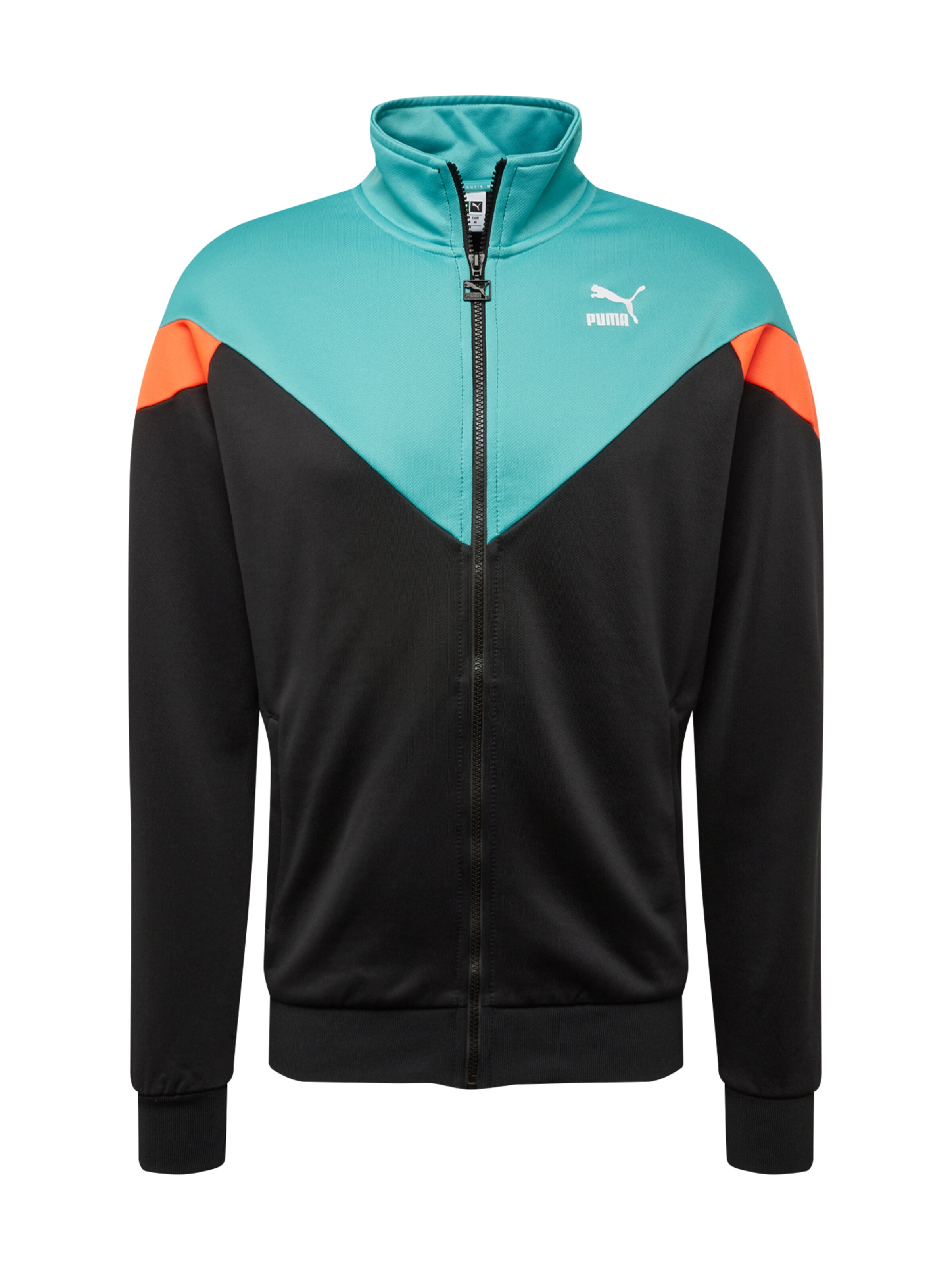 PUMA - Sweatvest 'Iconic MCS' in de kleur Lichtblauw