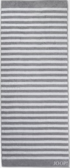 JOOP! Saunatuch 'Stripes' in grau / weiß, Produktansicht