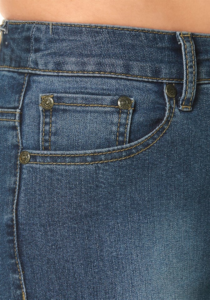 ARIZONA High-waist-Jeans Bootcut mit komfortabler Leibhöhe in Blau 