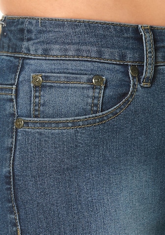 ARIZONA Boot cut Jeans 'Bootcut mit komfortabler Leibhöhe' in Blue