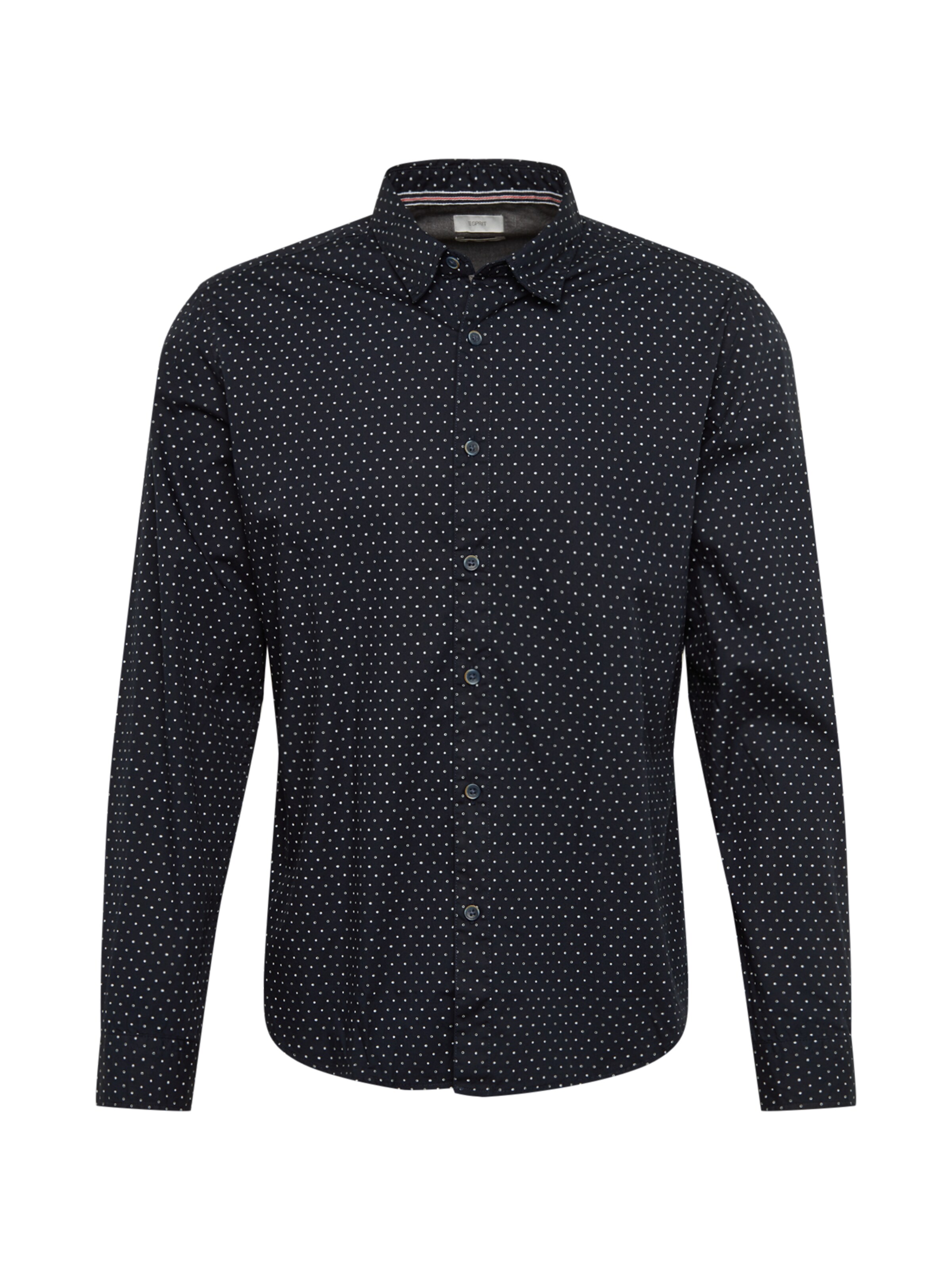 ESPRIT - Overhemd 'OCS AOPPrem Twi' in de kleur Navy