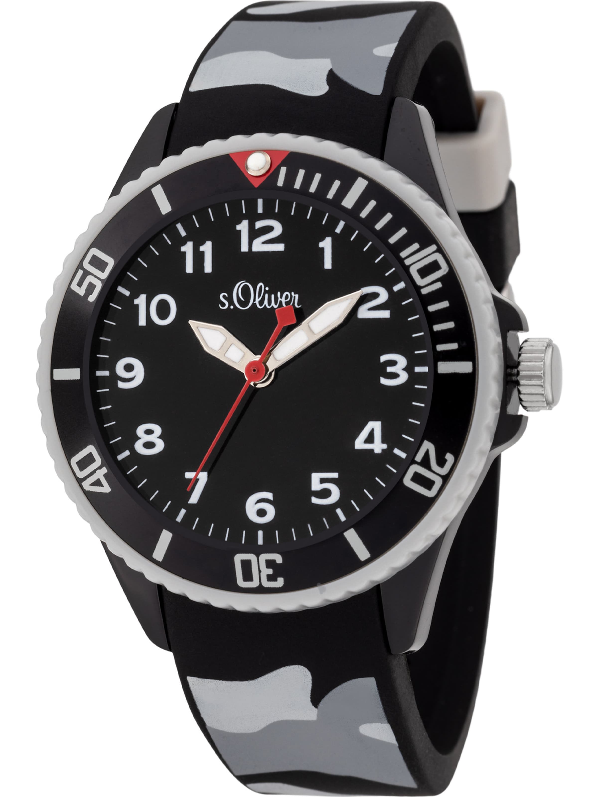 s.Oliver Watch in Black