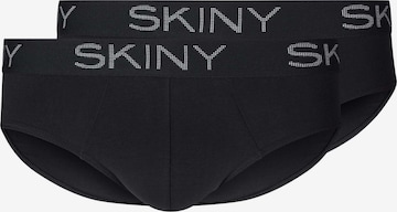 Slip Skiny en noir : devant