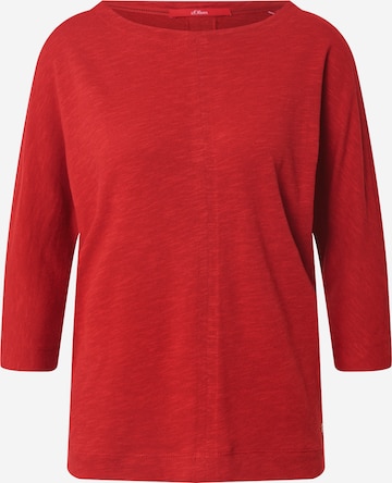 s.Oliver Shirts i rød: forside