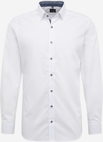 Chemise business OLYMP en blanc : devant